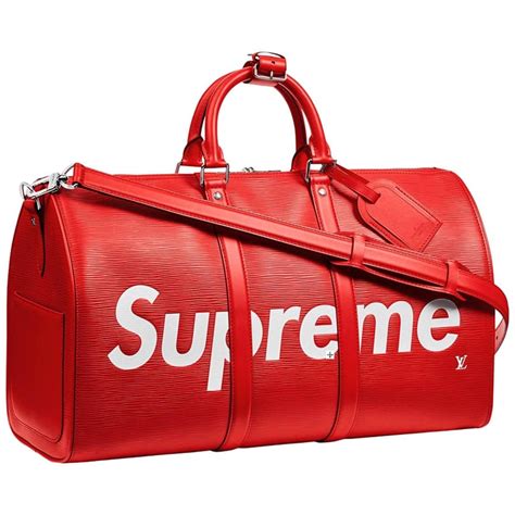 supreme lv duffle|louis vuitton red epi duffle.